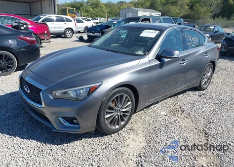 2020 Infiniti Q50 Luxe из США, поврежденный, VIN JN1EV7APXLM208186